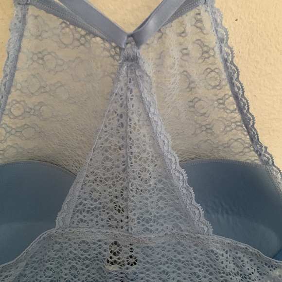 No Boundaries Blue lace front push-up bra - Picture 7 of 12
